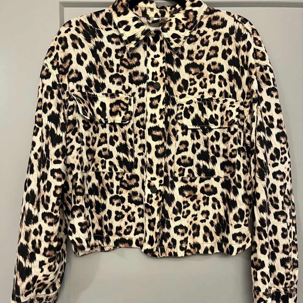 Zara Animal Print Outerwear